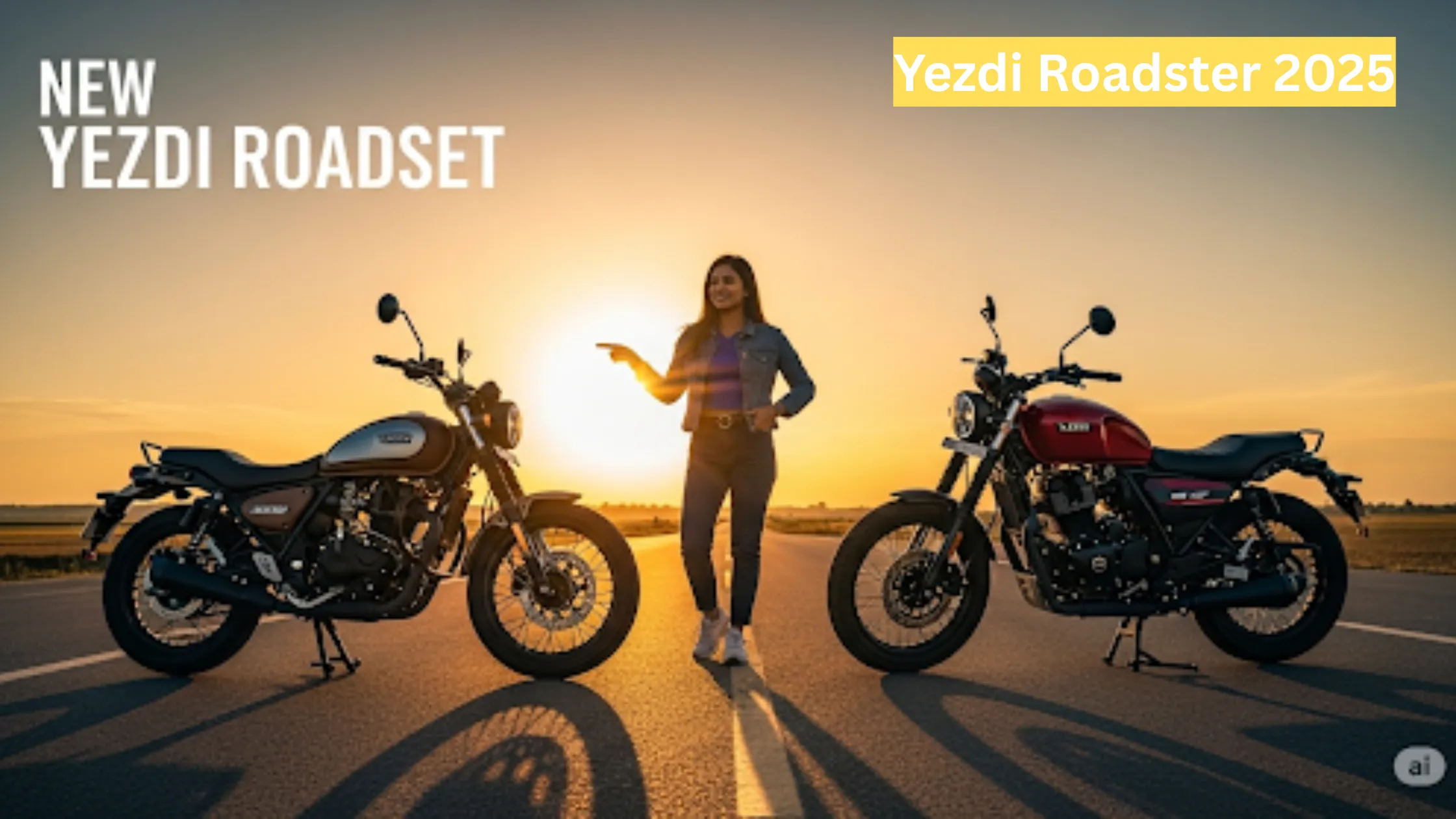 2025 New Yezdi Scrambler And Roadster Bike
